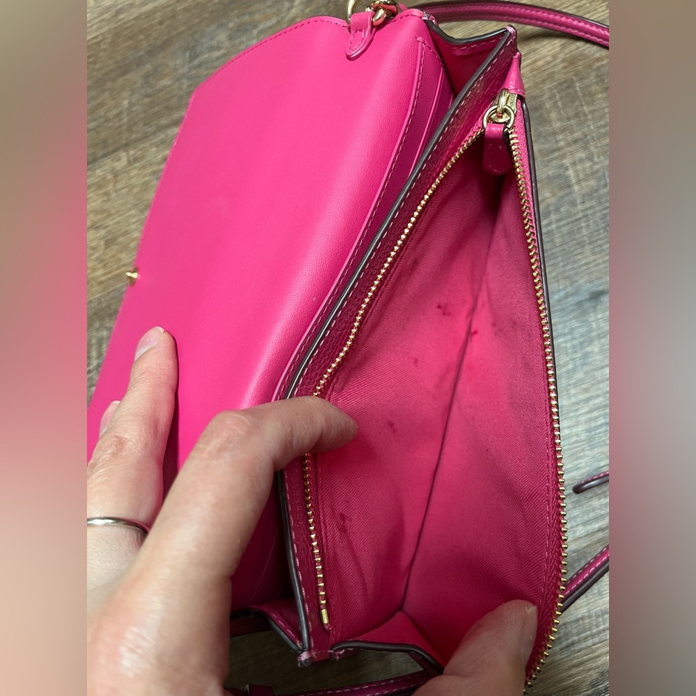 Coach Fold Over Crossbody Bag - Picture 10 of 12